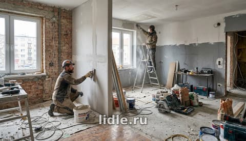 Ремонт квартиры под ключ без головной боли? Качественно, в срок и с гарантией кухня, ванная, фасад, крыша